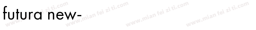 futura new字体转换